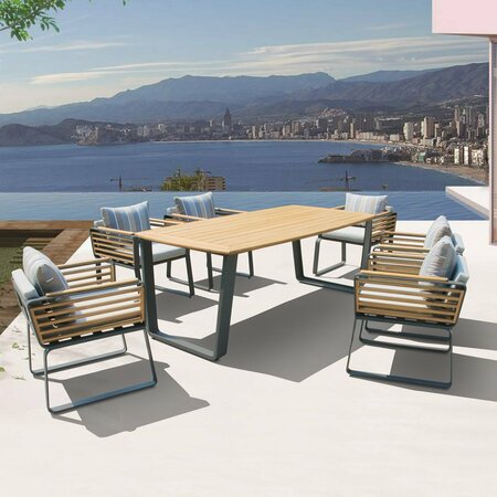 DEKO LIVING Outdoor Dining Chairs and Table Set COP30701